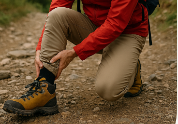 登山中に足がつる原因と対処法